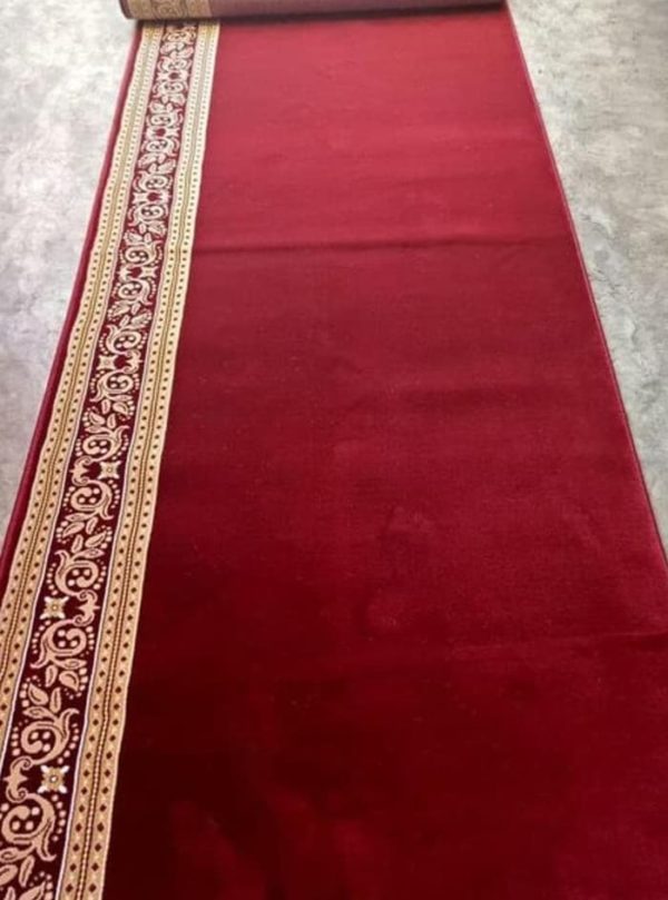 Karpet masjid new royal tebriz merah polos