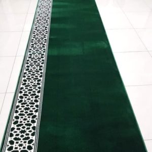 karpet turki mirac motif bintang hijau