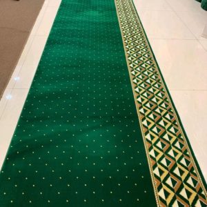 karpet masjid qatar hijau