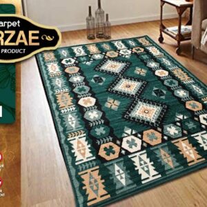 MIRZAE 07 GREEN 100X150 [NEW CLASSIC DESIGN]