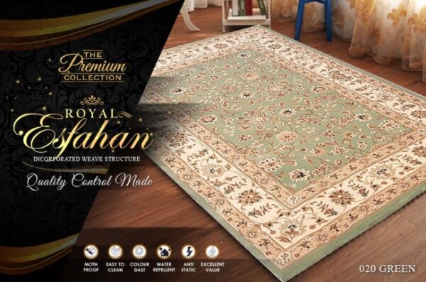 ROYAL ESFAHAN 020 GREEN 120X170