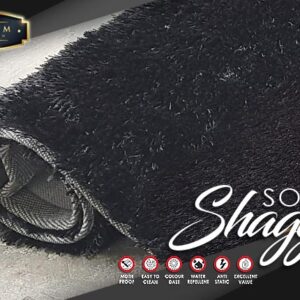 SOUL SHAGGY BLACK 120X170