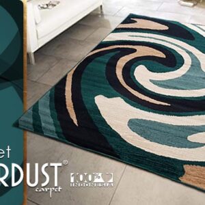 STARDUST 23 GREEN 100X150 [MODERN DESIGN]
