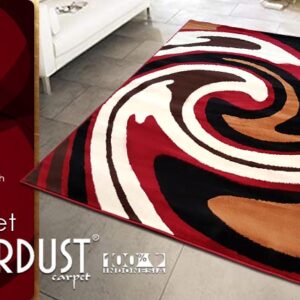 STARDUST 23 MAROON 100X150 [MODERN DESIGN]