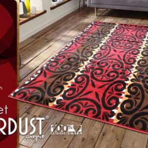 STARDUST 32 MAROON 100X150 [MODERN DESIGN]
