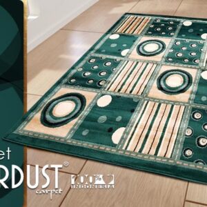 STARDUST 37 GREEN 100X150 [MODERN DESIGN]