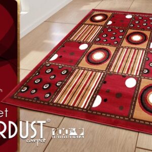 STARDUST 37 MAROON 100X150 [MODERN DESIGN]
