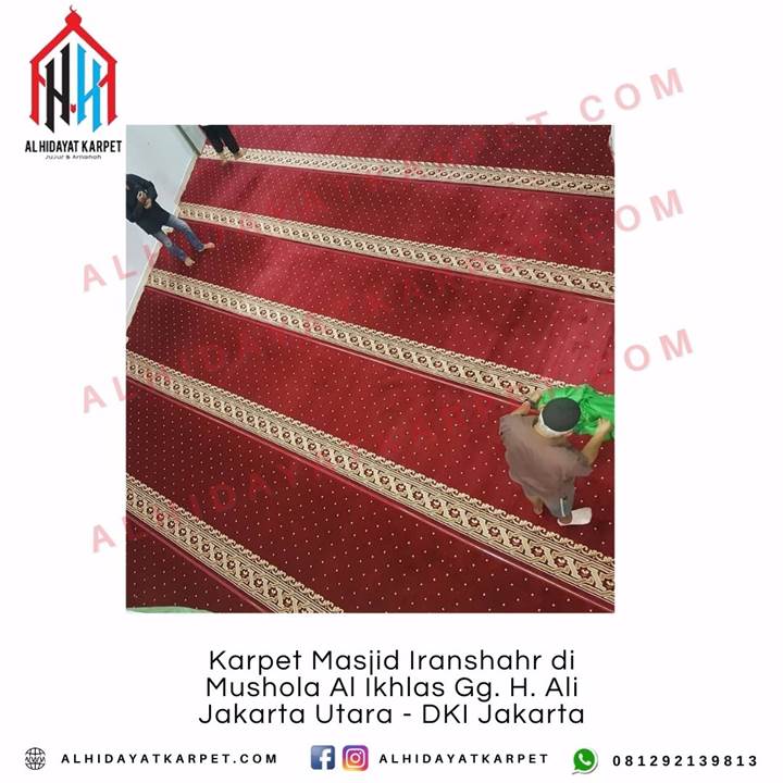 Pengiriman Karpet Masjid Iranshahr di Mushola Al Ikhlas Gg. H. Ali Jakarta Utara - DKI Jakarta