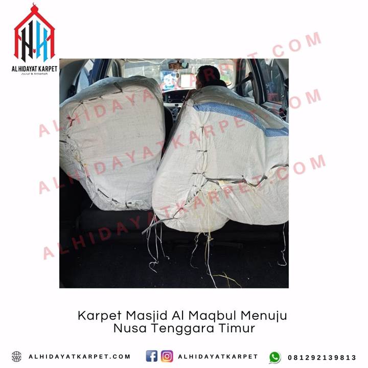 Pengiriman Karpet Masjid Al Maqbul Menuju Nusa Tenggara Timur
