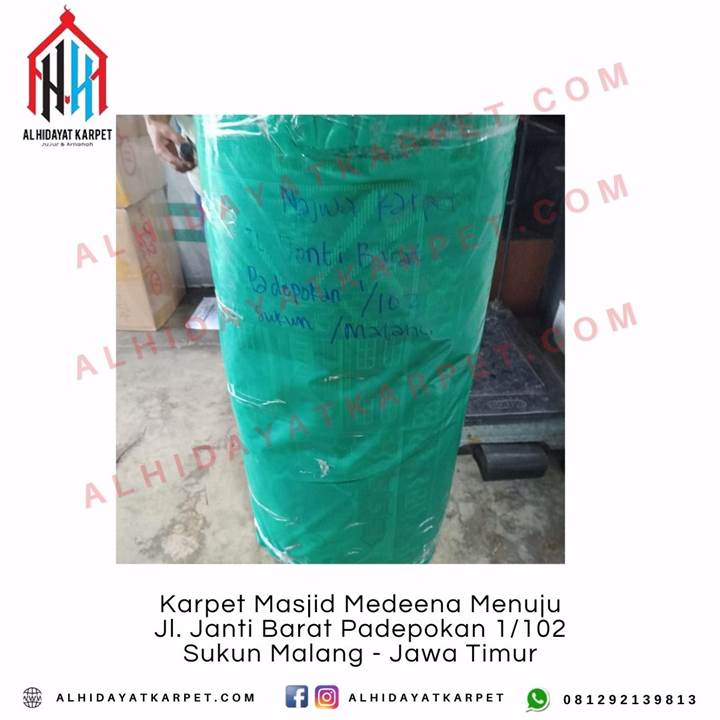 Karpet Masjid Medeena Menuju Jl. Janti Barat Padepokan 1102 Sukun Malang - Jawa Timur