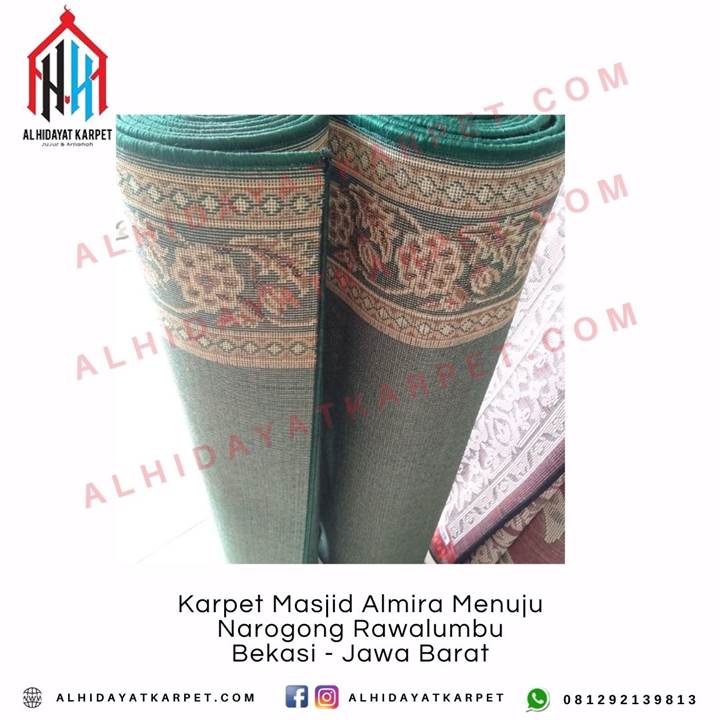 Pengiriman Karpet Masjid Almira Menuju Narogong Rawalumbu Bekasi - Jawa Barat
