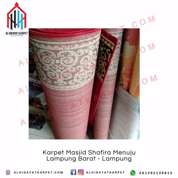 Pengiriman Karpet Masjid Shafira Menuju Lampung Barat - Lampung