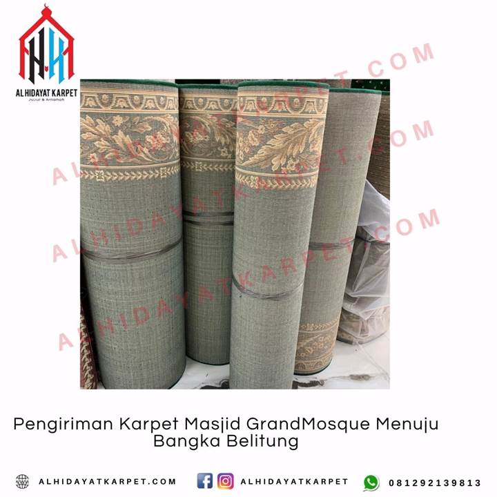 Pengiriman Karpet Masjid GrandMosque Menuju Bangka Belitung