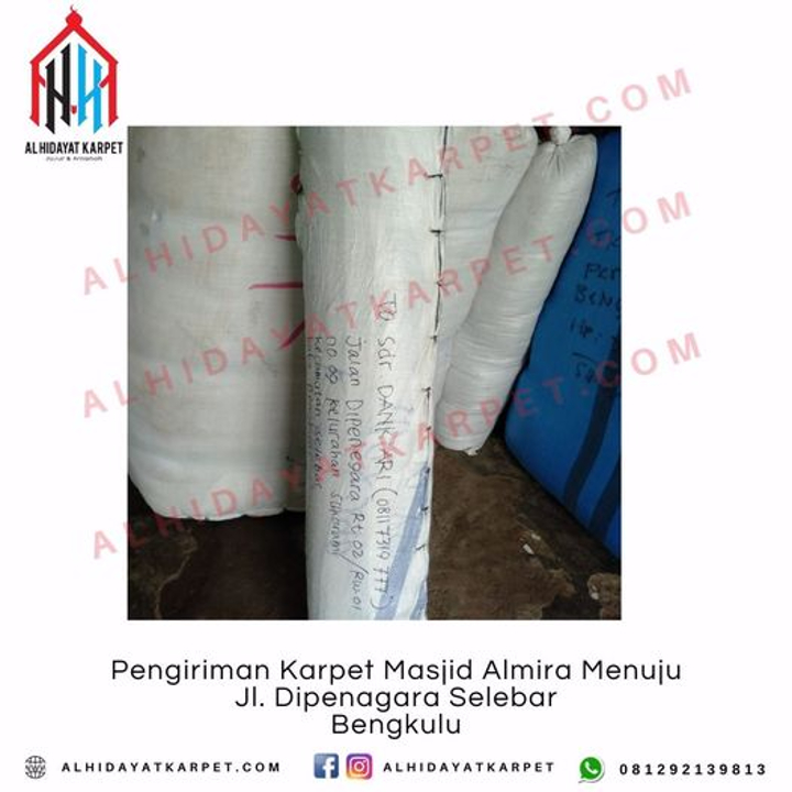 Pengiriman Karpet Masjid Almira Menuju Jl. Dipenagara Selebar Bengkulu