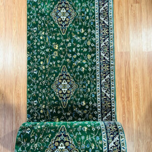 karpet masjid turki royal rawdah hijau motif