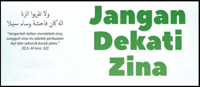 jangan dekati zina