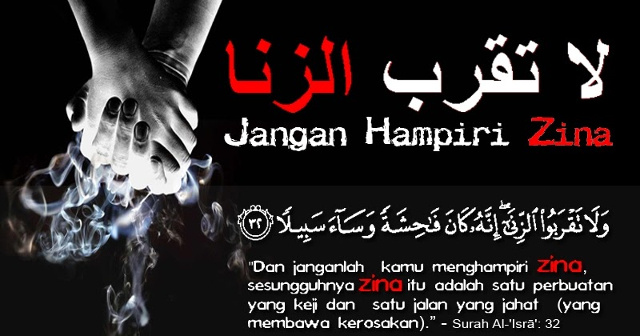 jangan mendekati zina
