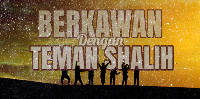 berteman dengan orang shalih