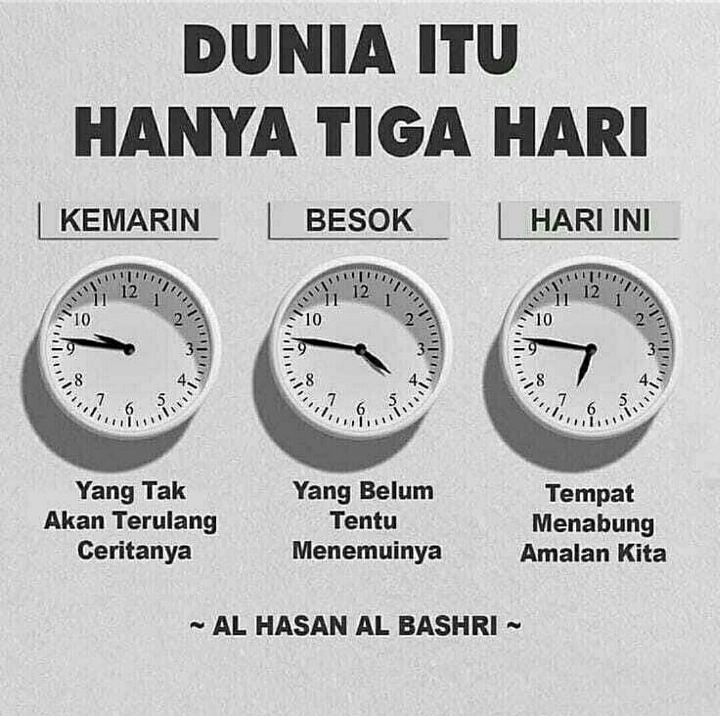 dunia hanya 3 hari