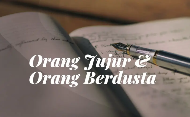 makna dusta dan jujur