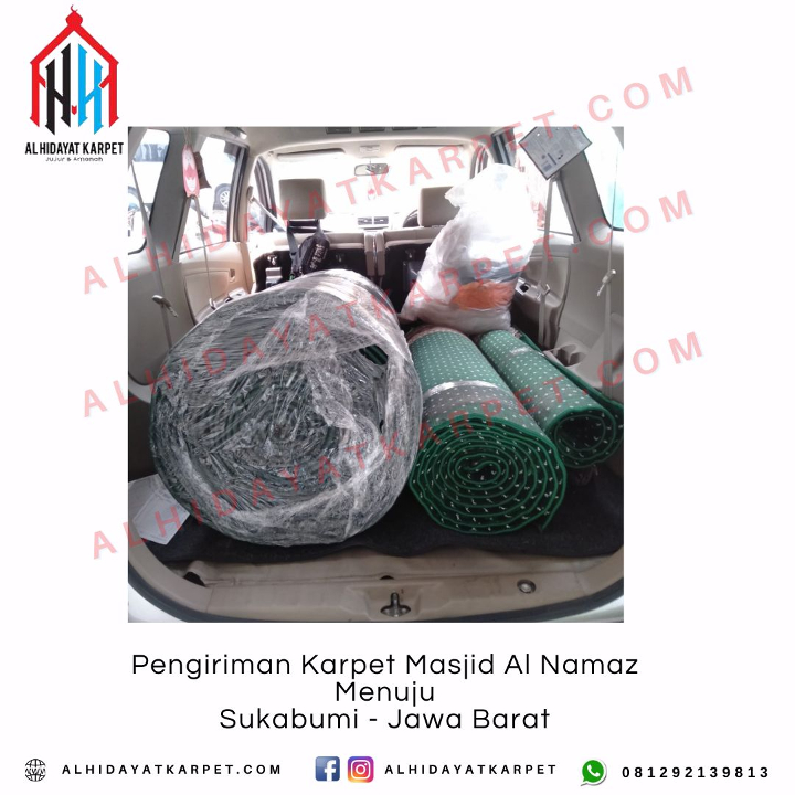 Pengiriman Karpet Masjid Al Namaz Menuju Sukabumi - Jawa Barat