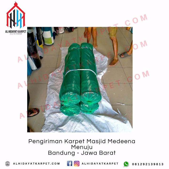 Pengiriman Karpet Masjid Medeena Menuju Bandung - Jawa Barat