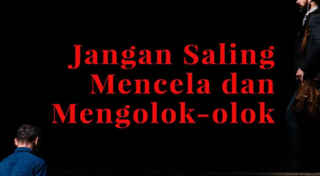jangan saling mengolok-olok