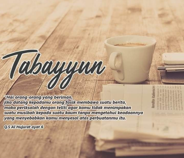 pentingnya tabayyun