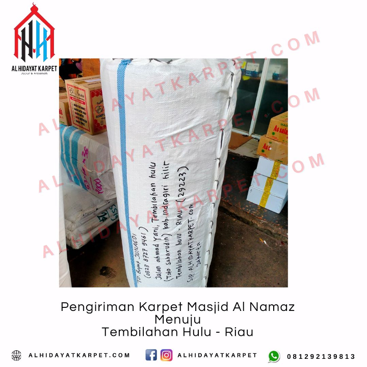 Pengiriman Karpet Masjid Al Namaz Menuju Tembilahan Hulu - Riau