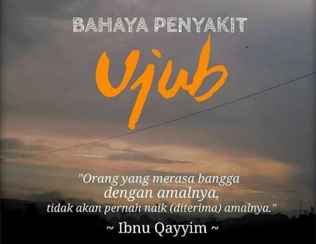 ujub dan riya