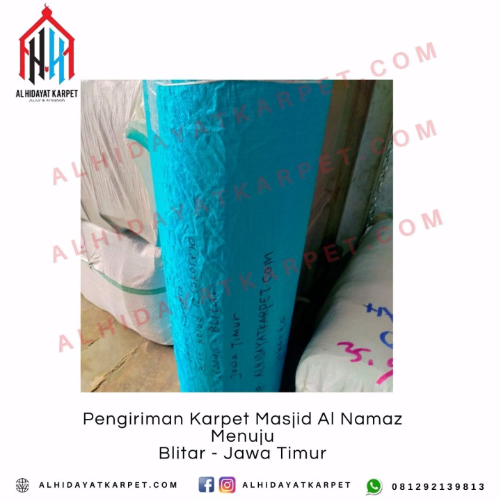 Pengiriman Karpet Masjid Al Namaz Menuju Blitar - Jawa Timur