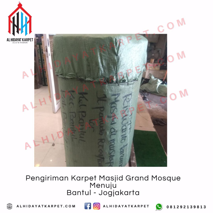Pengiriman Karpet Masjid Grand Mosque Menuju Bantul - Jogjakarta