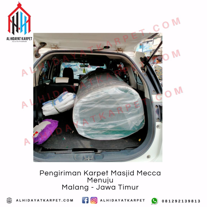 Pengiriman Karpet Masjid Mecca Menuju Malang - Jawa Timur