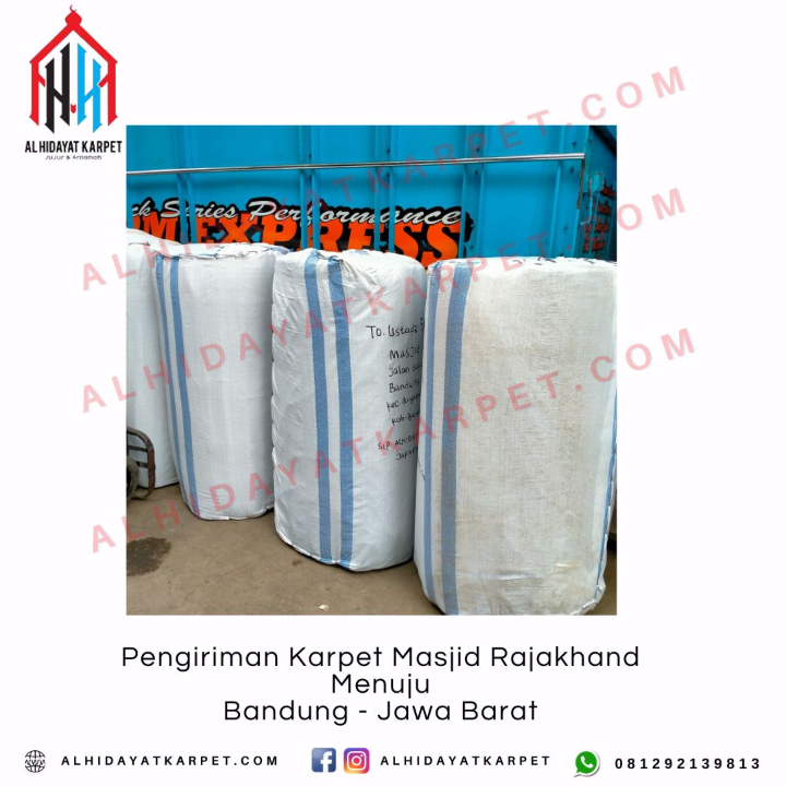 Pengiriman Karpet Masjid Rajakhand Menuju Bandung - Jawa Barat