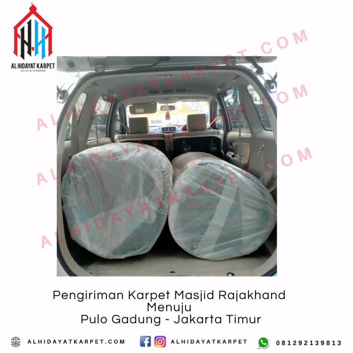 Pengiriman Karpet Masjid Rajakhand Menuju Pulo Gadung - Jakarta Timur