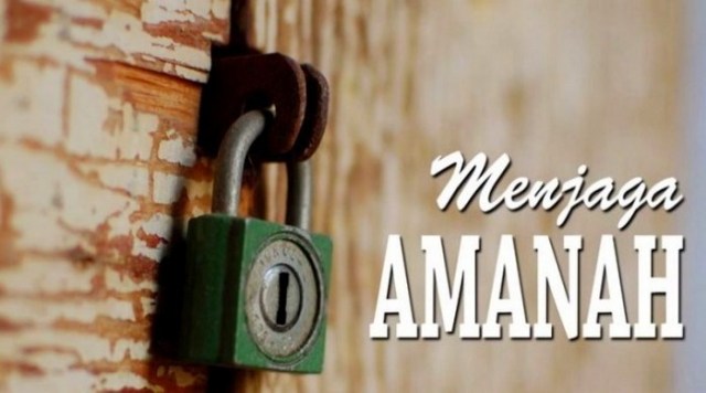 menjaga amanah